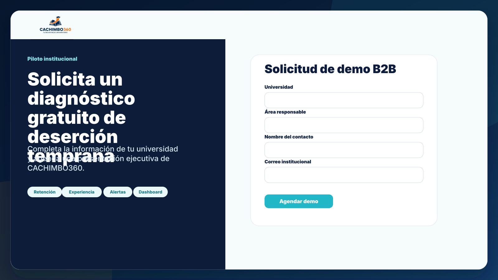 Solicitud de demo B2B