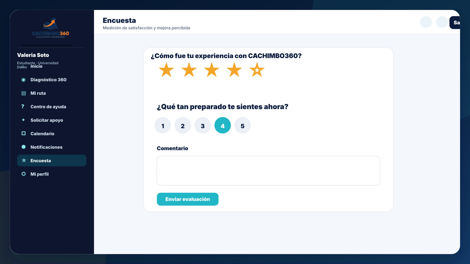 Encuesta de satisfacción